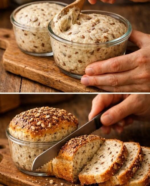 Seeded Bread in a Jar