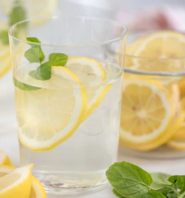 lemon-infused water
