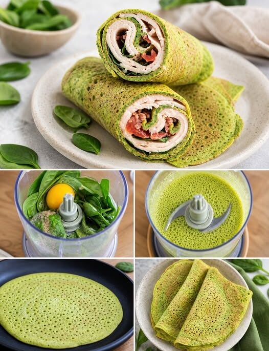 Keto Spinach Wraps